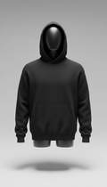 Matte Black Heavyweight Hoodie