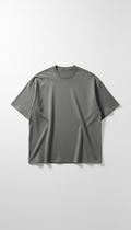 Gunmetal Grey Oversized Tee